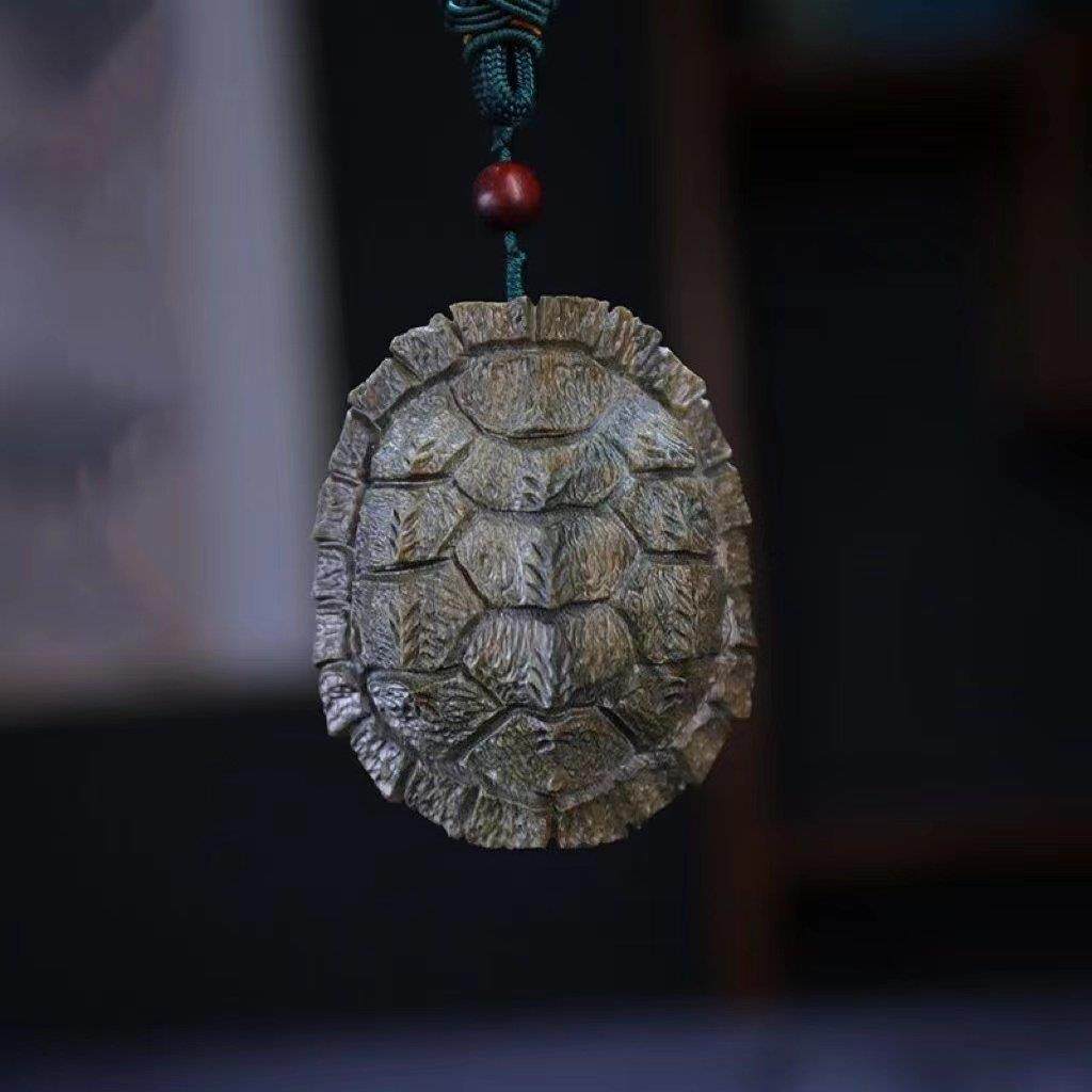 绿檀富甲一方鳄龟壳甲骨文玩木雕刻手把件男女随身把玩物挂件吊坠,家居饰品,木雕,淘宝优惠券,粉丝福利购,淘宝优惠卷