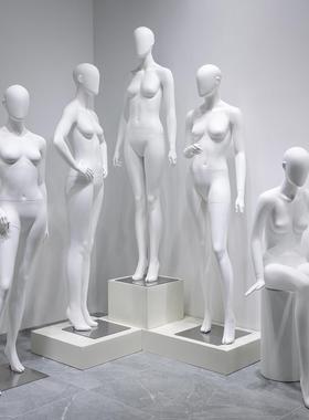 ICICLE之禾服装店全身假人体模特道具女装橱窗人偶半身人台展示架