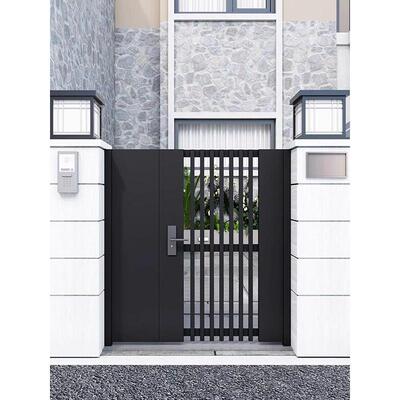 嘉恒铝合金院门房屋户外花园铁门电动农村自建房屋大门院门