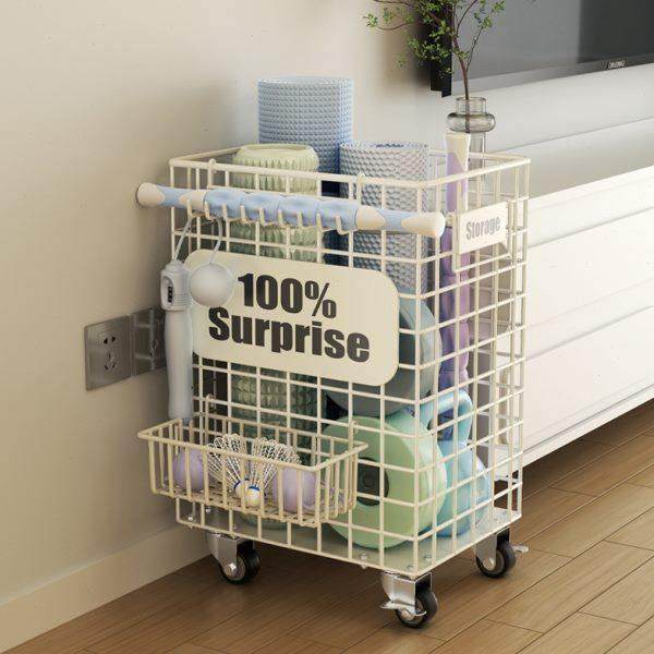 置物篮收纳筐类收纳架篮球瑜伽垫用品泡沫轴夹缝器材运动健身家用,收纳整理,运动器材收纳用具,淘宝优惠券,粉丝福利购,淘宝优惠卷