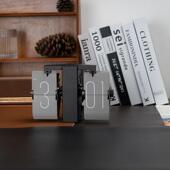 北欧覆古翻页时钟客厅桌面座钟简约轻奢墙壁小挂钟自动机械翻页钟