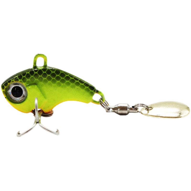 5g20g高频震颤VIB第3代小旋风带轴承亮片血槽钩岸抛路亚假饵鱼饵