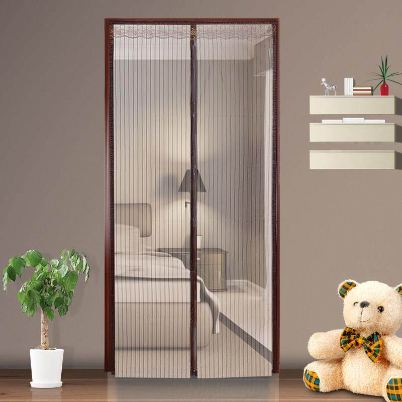 磁性防蚊门帘魔术贴推拉软纱大门沙纯色窗帘蚊帐蚊子纱窗网高档定