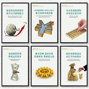 会计财务办公室布置创意装饰画金融证券公司企业文化墙建设挂画