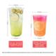 90口径U型奶茶杯子一次性磨砂胖胖杯注塑杯带盖500 700ml商用定制