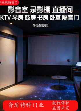 专业隔音门影音室家庭影院ktv录音棚直播间琴房鼓房卧室入户隔声