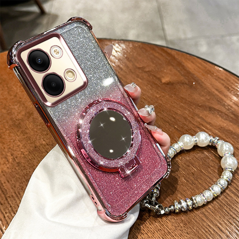 opporeno9手机壳镜子支架