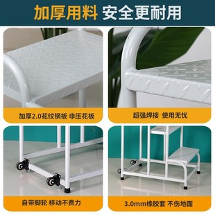 移动梯子小楼梯踏步梯台阶登高梯家用两步三步脚踏梯凳带轮登高车