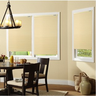 供应拉珠蜂巢帘六边形风琴帘百叶窗帘升降遮光遮阳阳光房家用