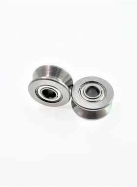 带槽深沟球轴承 U形槽V形槽轴承 BAJ01/02-d3-d4-d6-D12-D14-D16