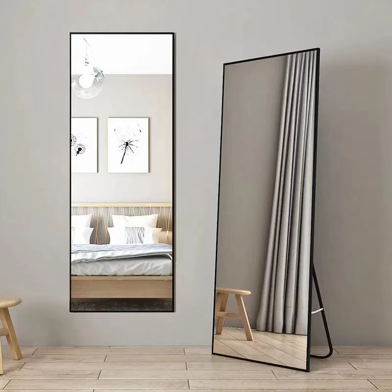 新疆包邮全身镜女家用壁挂落地镜卧室少女穿衣镜服装店大试衣镜子