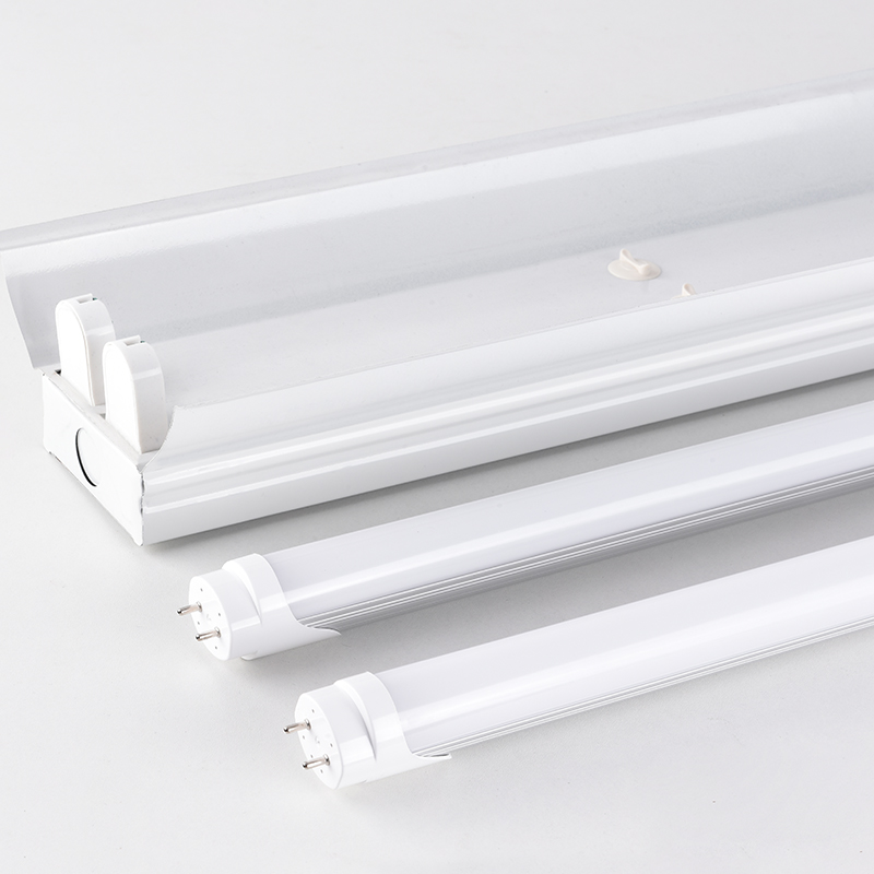 讴来德led双灯管单灯管带罩双排36w日光灯长条灯老式支架灯底座T8