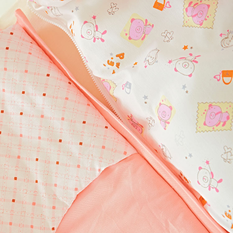 0-12岁全棉儿童加厚睡袋 秋冬加绒睡袋 四季通用儿童中大童棉花被