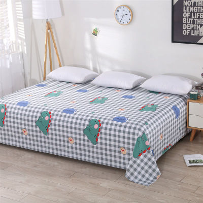 纯棉老粗布炕单大尺寸床单榻榻米三件套加厚帆布农村土炕夏凉床单