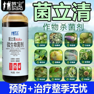 菌立清微生物菌剂青枯立枯黄萎灰霉根腐病抑制剂叶面肥花肥农用