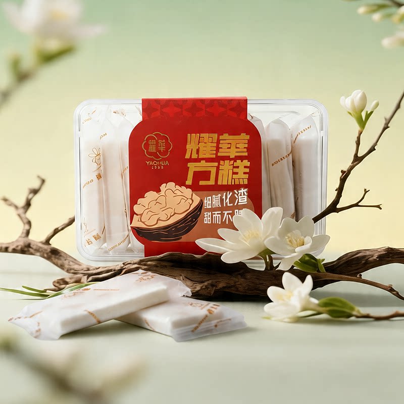 云片糕成都特产耀华方糕桃片小吃老式糕点传统米糕千层核桃糕点心