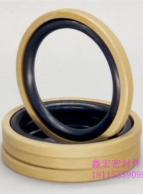 液压油缸油封格莱圈STD/BSF型45/50*34/39*4.2孔用组合密封圈件环