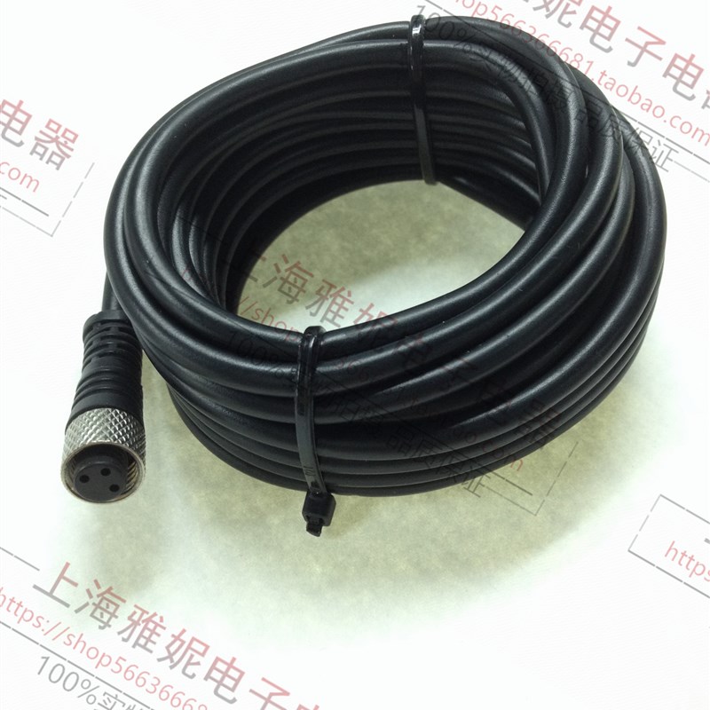 航空插头 M8传感器带2线 M8-3芯/4芯 母头2米线 M8-3T/4T IP67