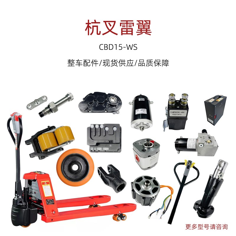 杭州电动叉车15TCBD15WS雷翼全车配件大全手柄驱动轮承重轮总成
