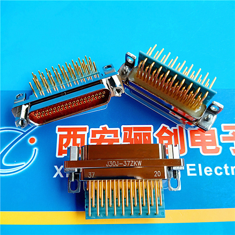 J30J-37ZK矩形连接器 J30J-37ZKW J30J-37ZKWP7 37芯弯针咨询信息