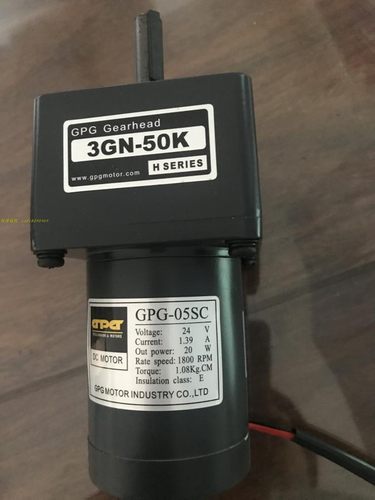台邦24V20W直流电机/减速马达/有刷GPG05SC/3GN40K过道闸电机