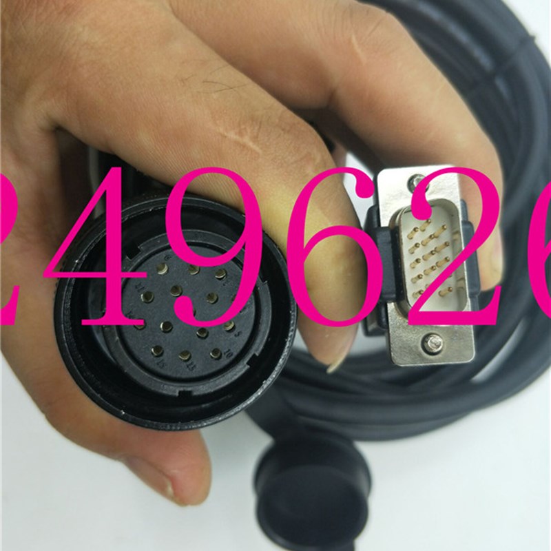 信捷伺服驱动器 编码器线DS2-21P5-AS 15针数据线 DS3电机反馈线