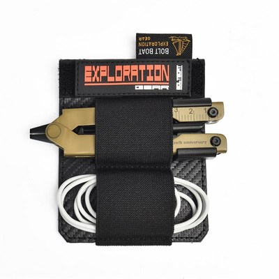 BOLTBOAT机能包黑色内模块魔术贴弹力绑带数据线收纳勃朗峯户外