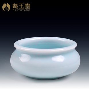 戴玉堂陶瓷香炉供奉家用室内供奉青瓷线香香炉碗仿古佛具用品大号