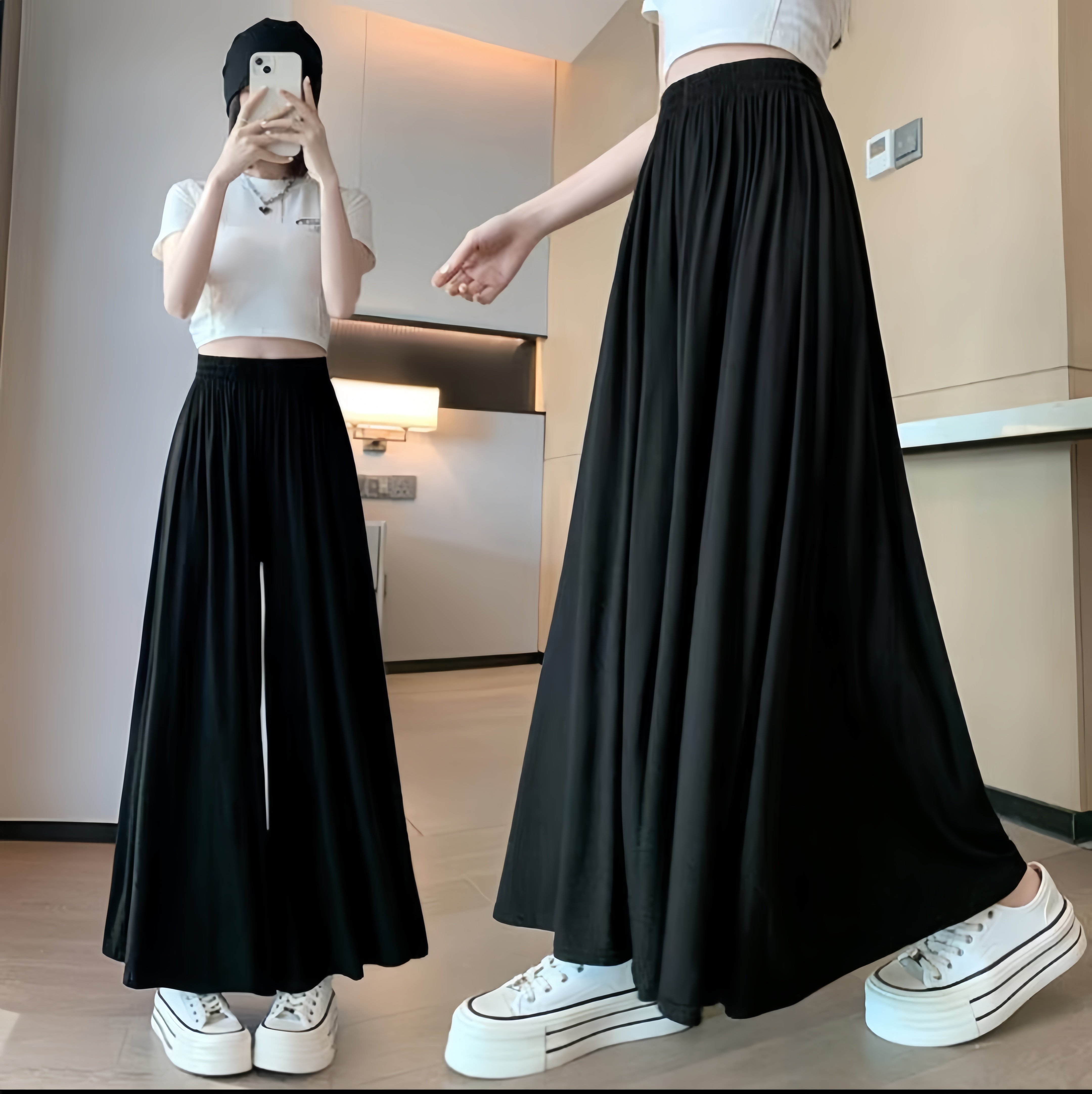 小红书爆款莫代尔裤裙