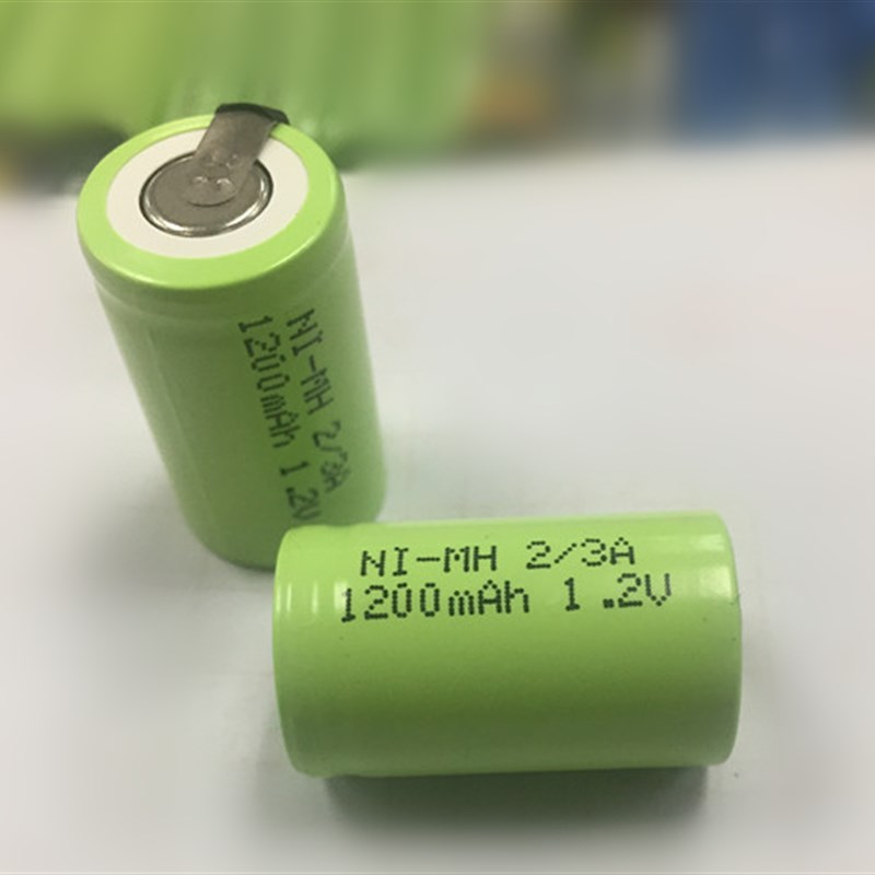 2/3A1200mAh1.2V玩具车电池 NI-MH 2/3A1100MAH 1.2V镍氢动力电池