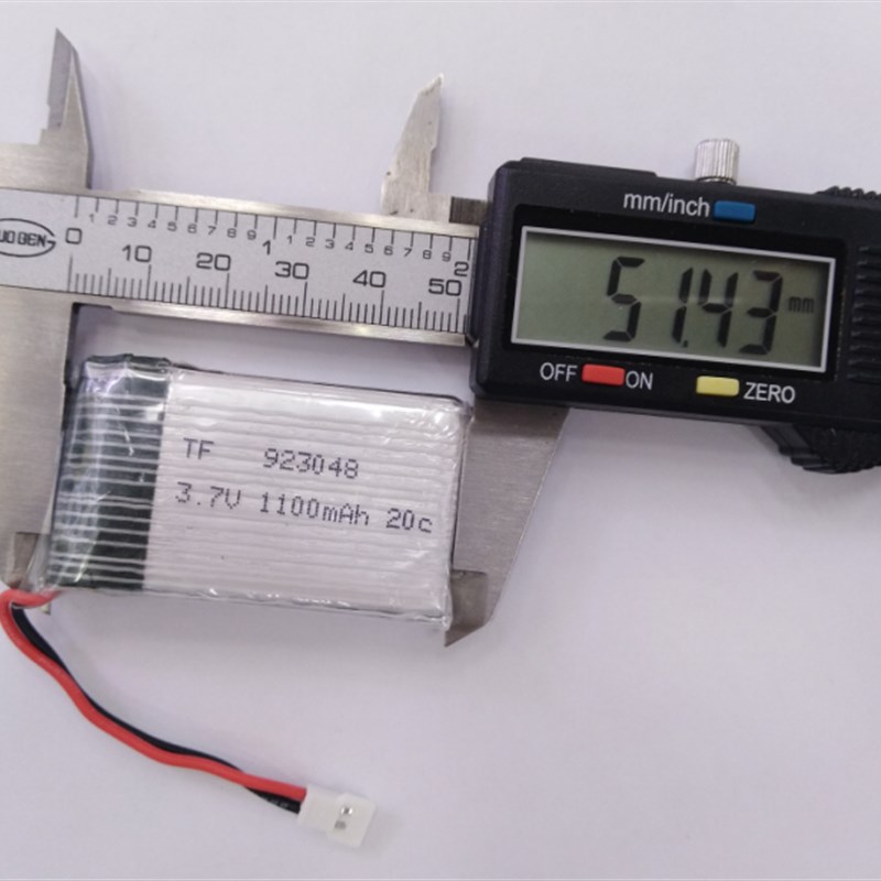 923048遥控直升机遥控飞机锂电池 3.7V1100mAH 903048可充锂电池