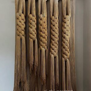 艺术挂毯手工编织高级背景挂布流苏壁挂民宿酒店软装 摩洛哥风格