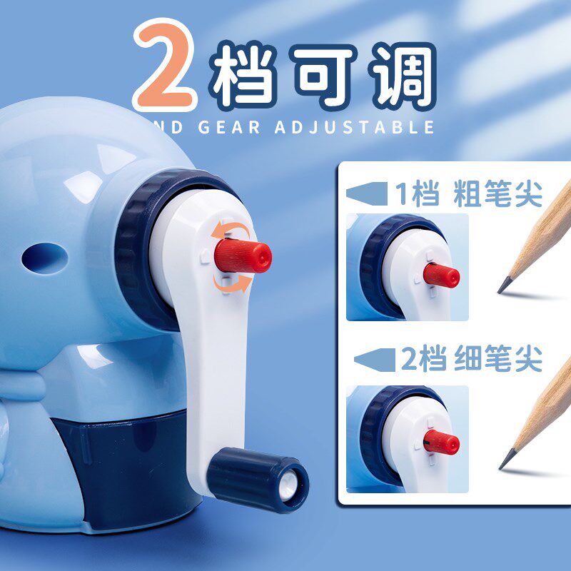 卷笔刀铅笔削笔器自动进铅销笔刀速写消笔刀小学生手动转笔刀手摇