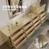 实木五斗柜卧室床尾柜客厅置物柜专用靠墙一体抽屉柜收纳柜储物柜