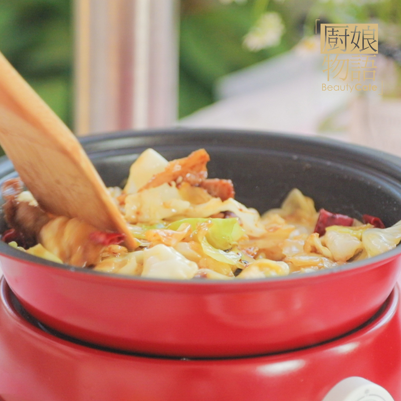 厨娘物语 多功能快煮锅 家用宿舍火锅蒸锅炸锅焖锅煮面1-3人