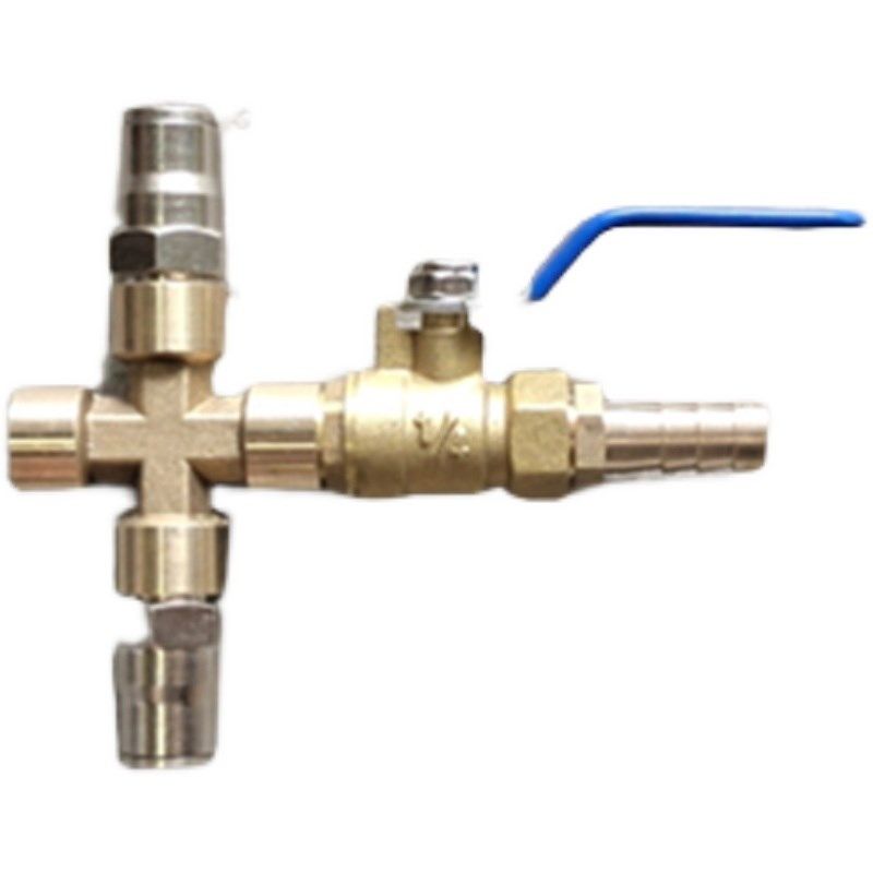 洗车机分流一进三出阀门9.52PE管快插接头高压雾化,五金/工具,球阀,淘宝优惠券,粉丝福利购,淘宝优惠卷