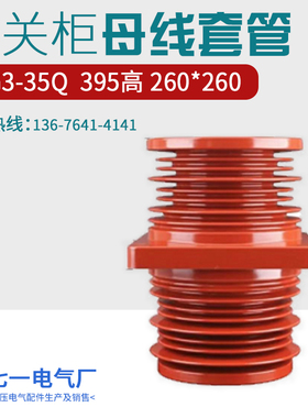 61中置柜40.5kvTG3-35Q/395高260*260高压开关柜穿墙套管35KV七一