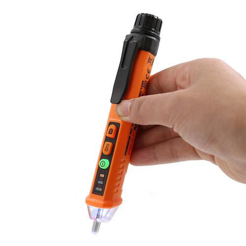 华谊PM8908C感应电笔多功能电笔非接触式声光报警式测电笔PM8909