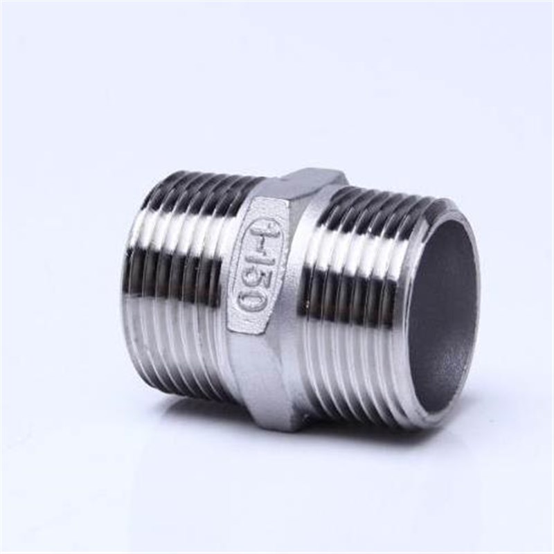 304不锈钢对丝 六角外丝 精铸外丝 4分 6分 1寸 2寸 DN15 20 25