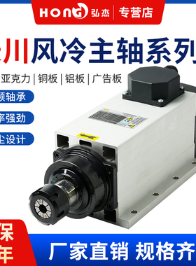 CC+长川电机2.2/3.5/4.5/6风冷雕刻机电主轴木工开料机高速马达