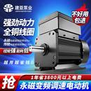 永磁变频调速单相电机220V小型电动机纯铜软启动正反转智能保护
