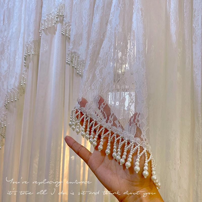 法式轻奢高档门帘纱帘浪漫氛围