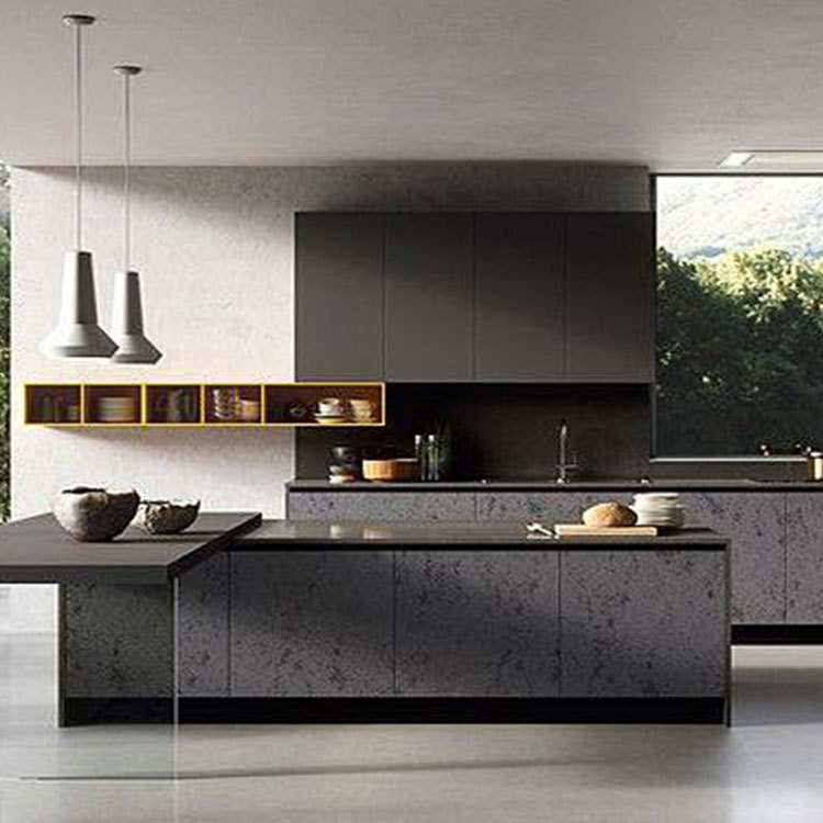 翰铭厨房橱柜储物置物柜子高定餐边柜老榆木餐边柜实木家具边柜