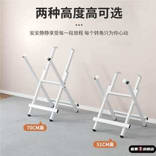 折叠桌子腿支架桌脚架餐桌架铁桌脚架长方形四方圆形支腿简易架