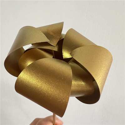 双程记忆镍钛花 金色镍钛莲花 温控智能感应镍钛合金花颜色可制定