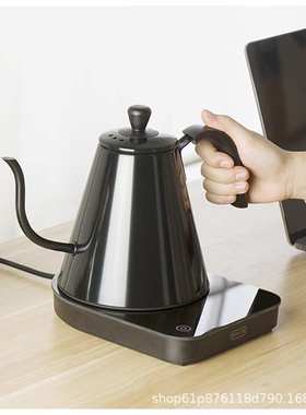 德国ERNTE咖啡手冲壶电热烧水壶小型细嘴保温一体家用恒温黑色