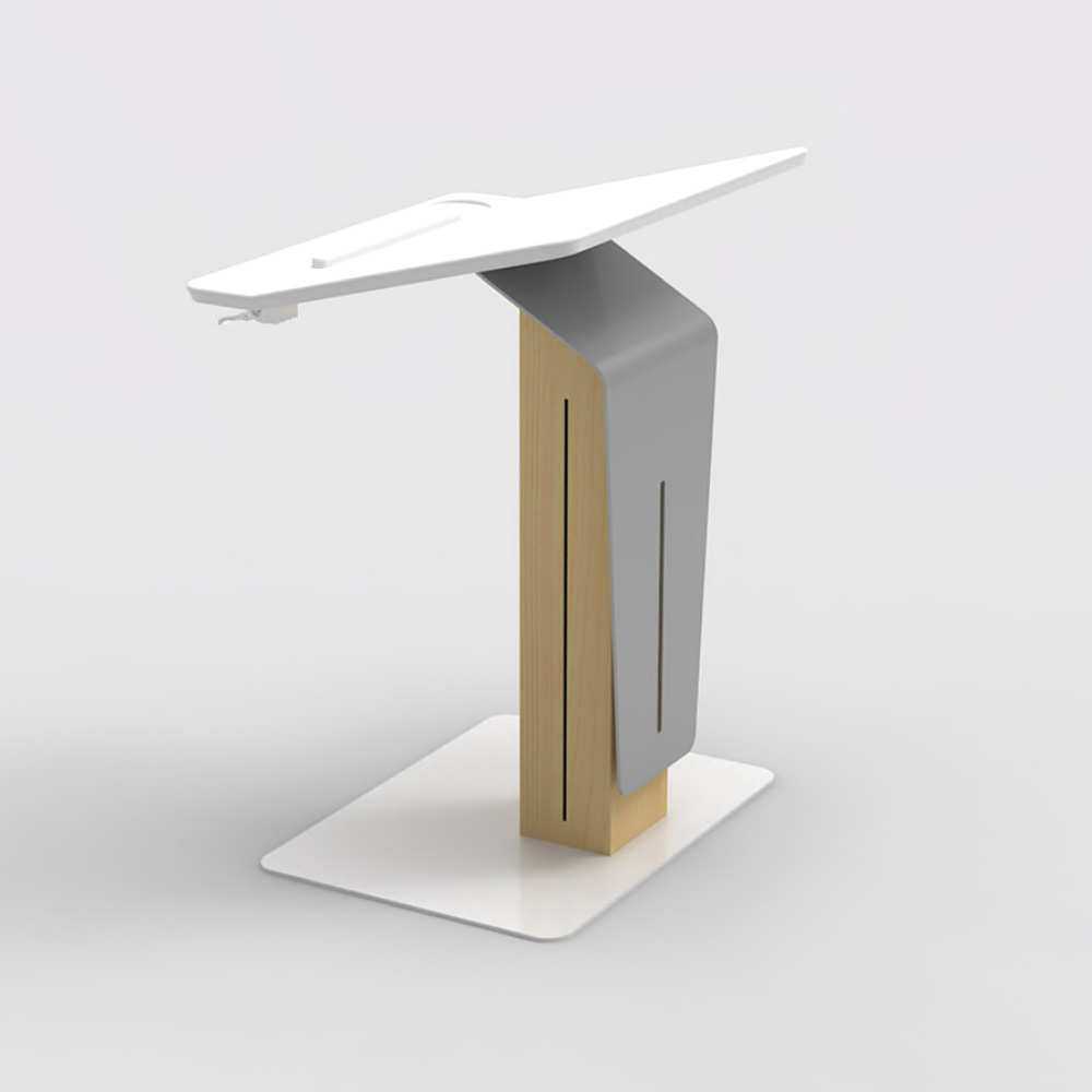 讲台桌专用演讲台讲台发言台带轮迎宾台站立式学校办公升降教师