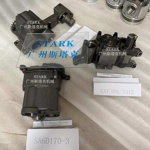 6240-51-1100机油泵D375-5装载机6D170-3柴油发动机油泵Oil Pump