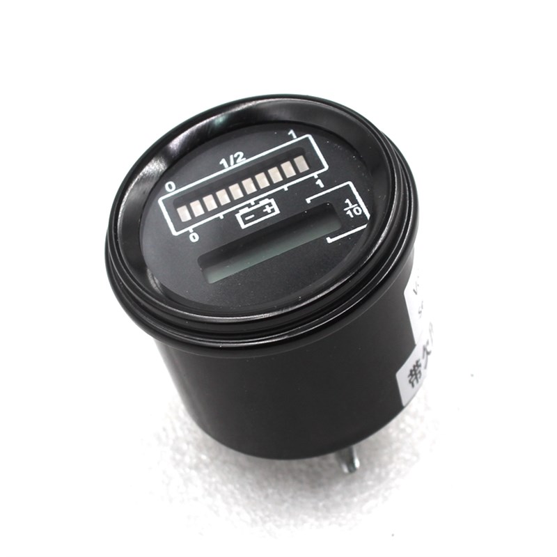 力达合力圆形电量表带欠压保护 电动堆高车原厂配件仪表24V显示器