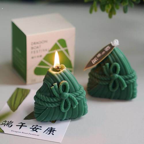 粽子伴手礼香薰小众蜡烛安康创意纪念香氛礼物造型家居摆件端午节